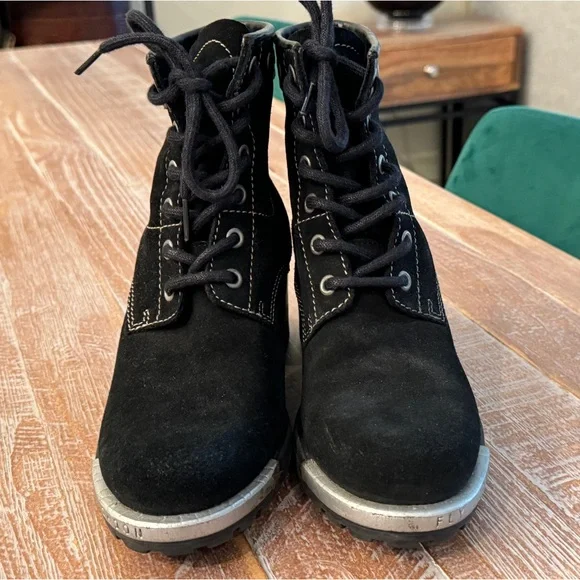 Fly London Leather Boots - Picture 5 of 16